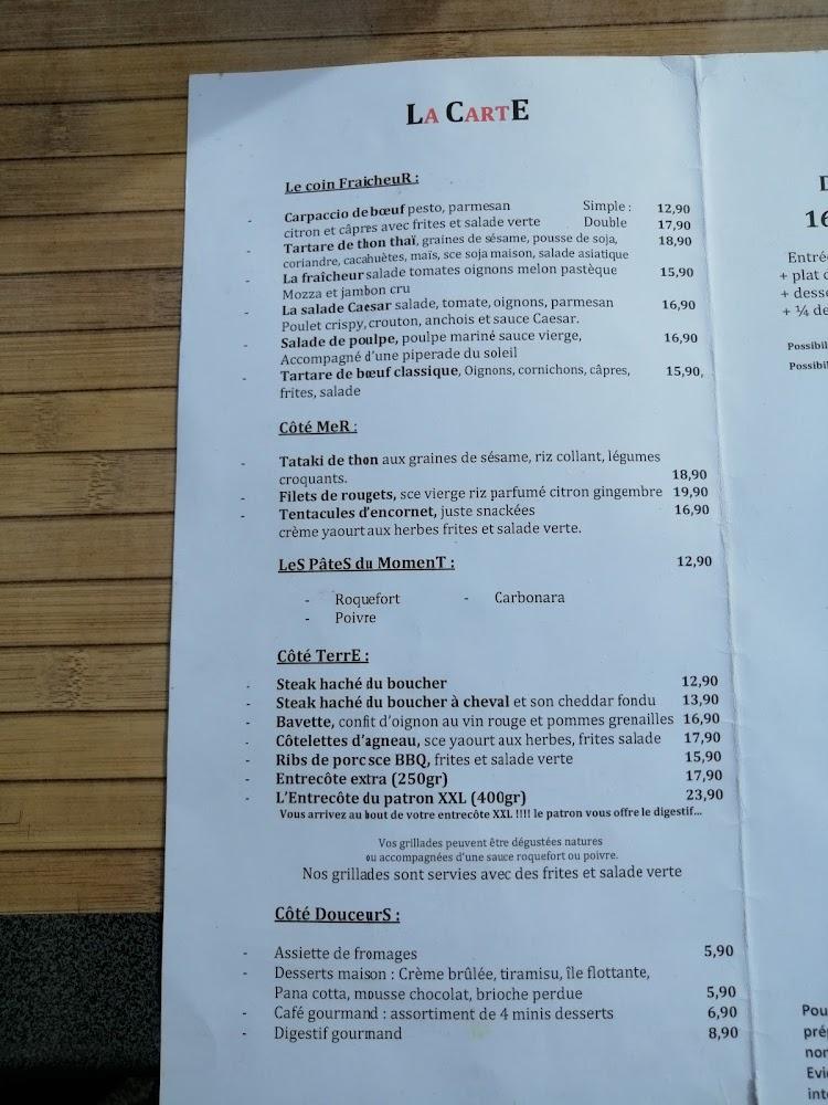 Restaurant LE PAPAREIL - Menu Image 2